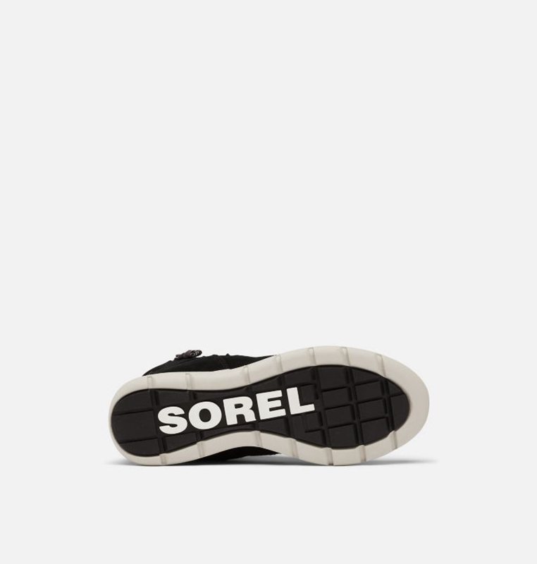 Sorel Dam Vinterkängor Svarta - ™ Explorer Zip Låga - UJM-145906